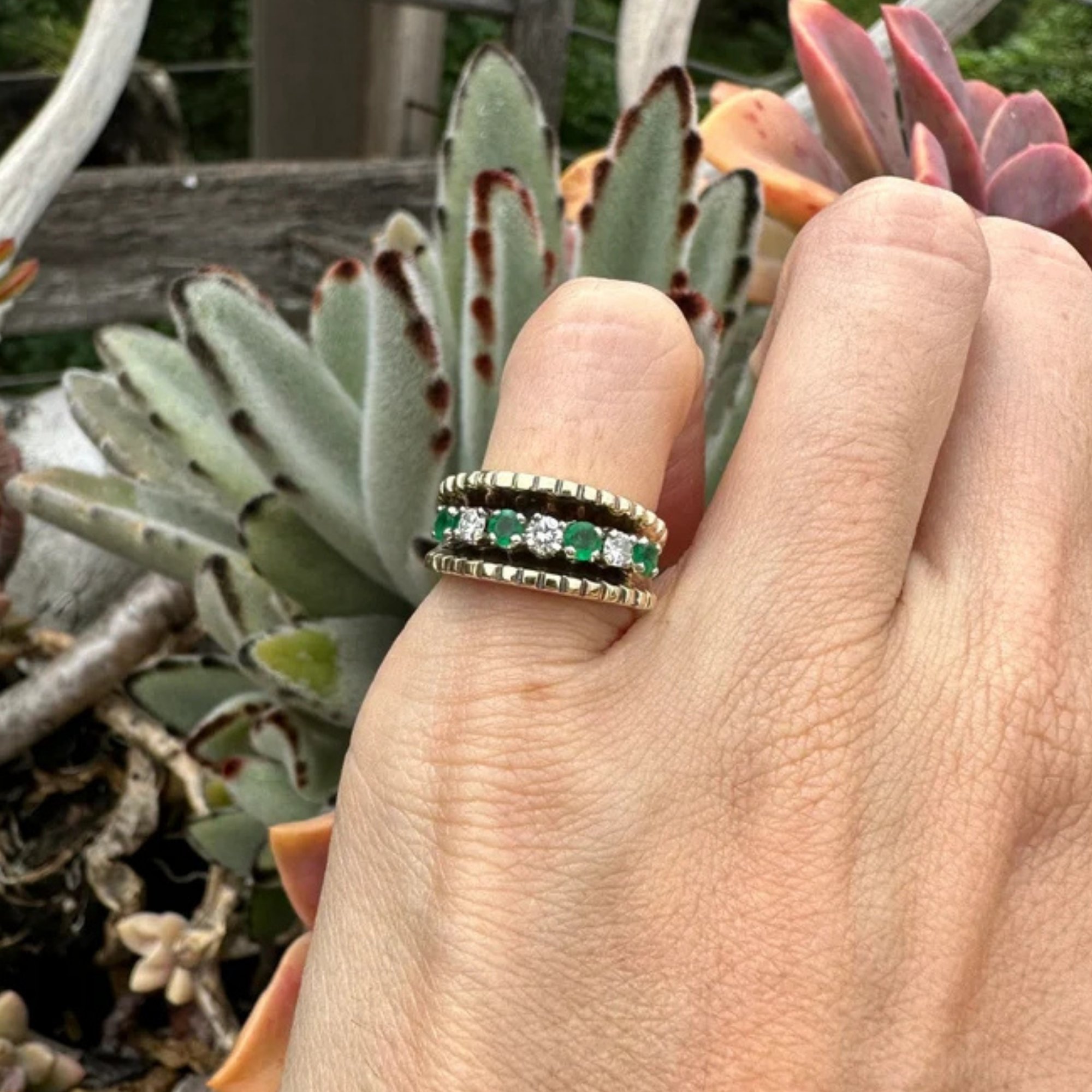 Emerald Diamond Cigar Band Emerald Diamond Cigar Band