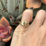 Vintage Monogram Blank Ring