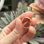 Vintage Monogram Blank Ring