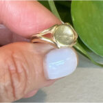 Vintage Monogram Blank Ring