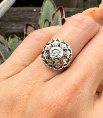 Ladies Vintage Princess Ring