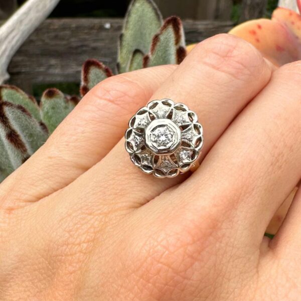 Ladies Vintage Princess Ring