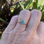 Vintage Blue Topaz Ring