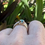 Vintage Blue Topaz Ring