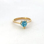 14K Solid Gold Heart Ring
