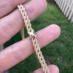 Gold Classic Double Rope Chain Bracelet