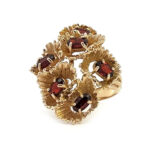 Unique Vintage Garnet Ring