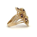 Unique Vintage Garnet Ring