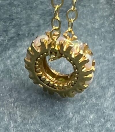 Opal Charm for Necklace