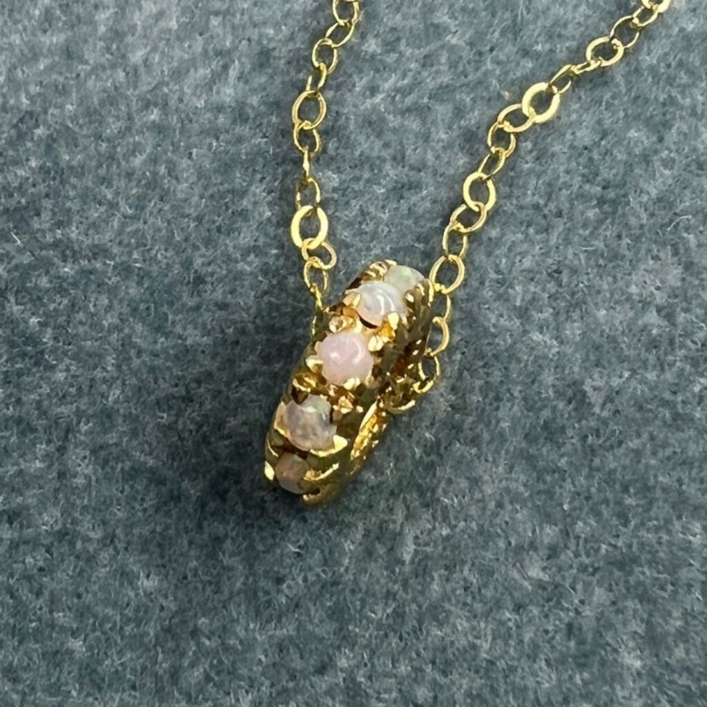 Opal Charm for Necklace