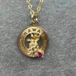 Vintage Pineapple HAWAII Frame Charm