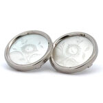 Pearl Sunflower Earrings