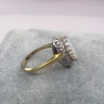 Halo Vintage Opal Ring