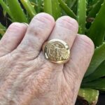 Vintage Gold Eagle Ring