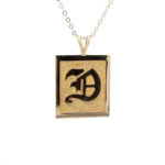 Initial D Hawaiian Initial Pendant