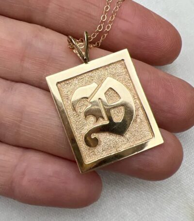Initial D Hawaiian Initial Pendant