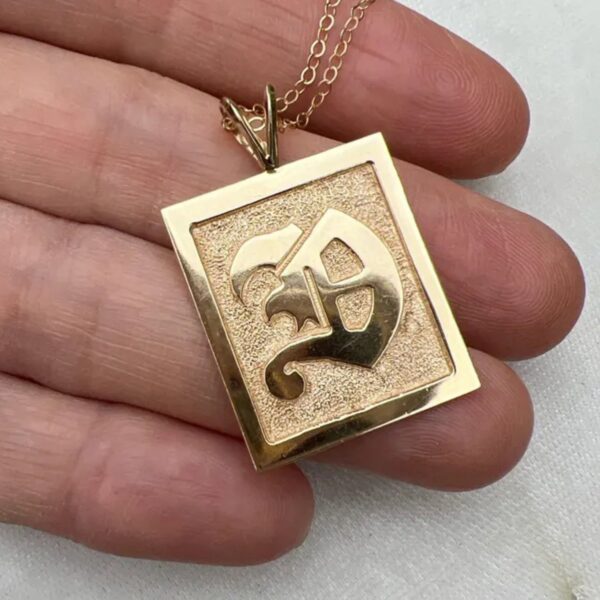 Initial D Hawaiian Initial Pendant