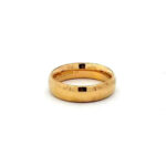 Vintage 18k Yellow Gold Comfort Fit Ring Band