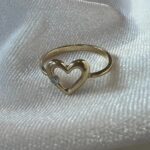 Vintage Heart Ring Gold