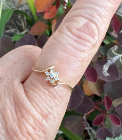 Diamond Cluster Ring