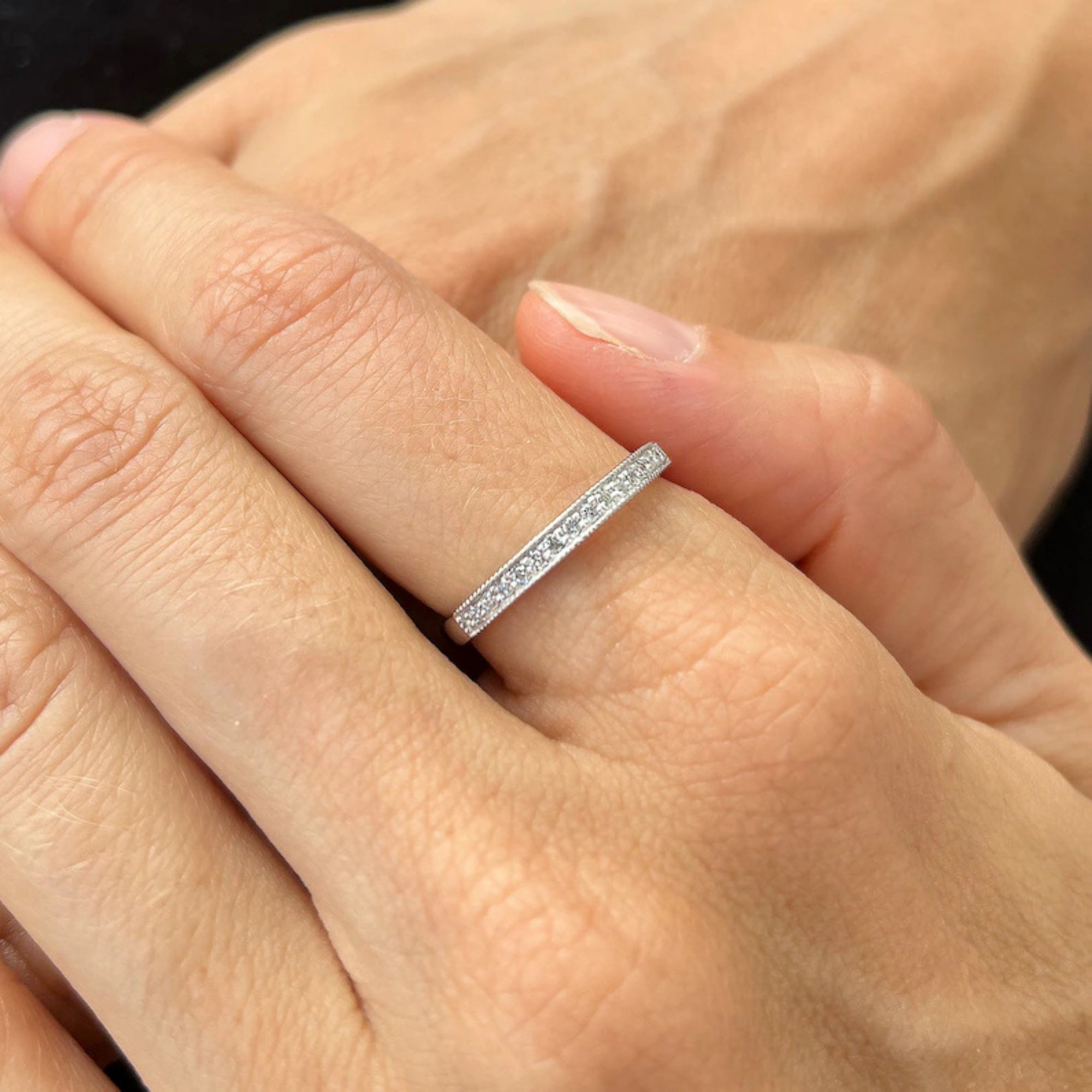 Vintage Website images (70) Vintage Diamond Wedding Band Ring