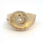 Diamond Swirl Ring