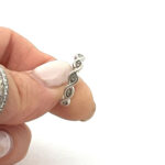 Braided Diamond 7 Stone Ring