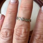 Braided Diamond 7 Stone Ring