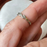 Braided Diamond 7 Stone Ring