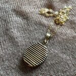 Red Jade Pendant Vintage 14k