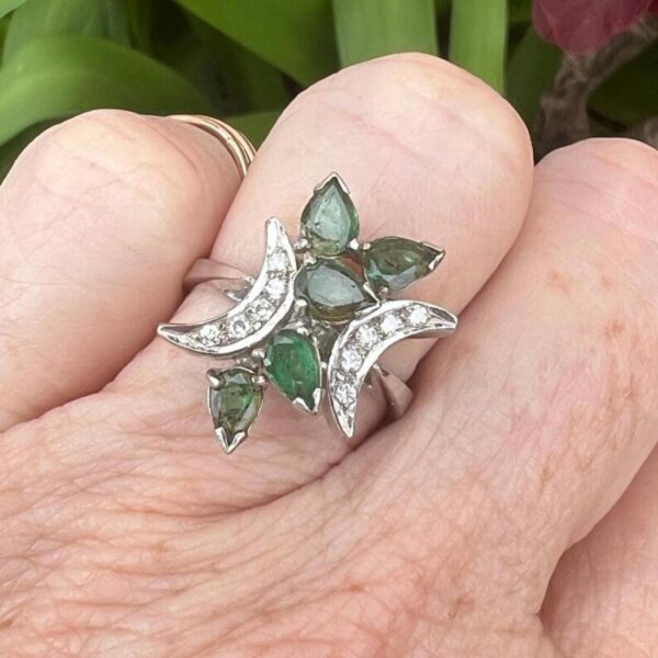 Emerald Diamond Ring