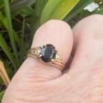 Vintage Green Tourmaline Ring