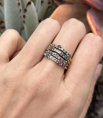 Vintage Mothers Stacking Ring