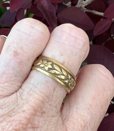 14k Solid Gold Ring Artcarved