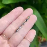 Gold Sapphire Pin