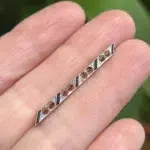 Gold Sapphire Pin