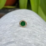 Vintage 14k Jade Tie Tack