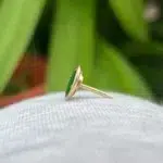 Vintage 14k Jade Tie Tack