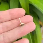 Vintage 14k Jade Tie Tack